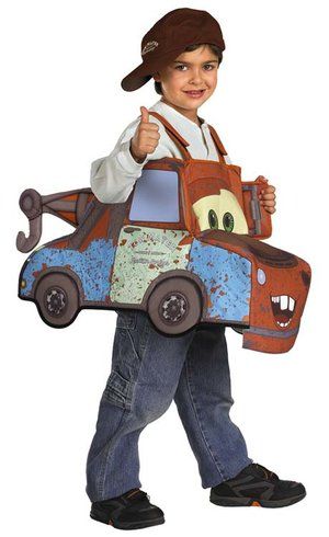 Disney Tow Mater 3D Deluxe Toddler Costume Tow Mater Costume, Cardboard Box Car, Toddler Boy Halloween Costumes, Tow Mater, Christmas Parade, Toddler Halloween Costumes, Boy Halloween Costumes, Toddler Costumes, Disney Costumes