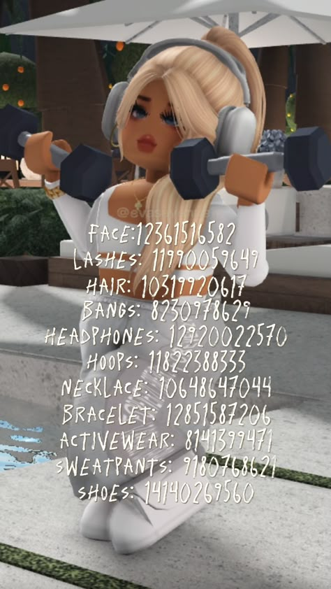 Barry Avenue Codes Outfit Workout, Bloxburg Active Wear Codes, Roblox Bloxburg Gym Outfit Codes, Bloxburg Work Out Outfit Codes, Berry Ave Gym Outfit Codes, Bloxburg Gym Outfit Codes Lululemon, Berry Ave Gym Codes, Gym Outfit Bloxburg, School Outfit Codes Bloxburg