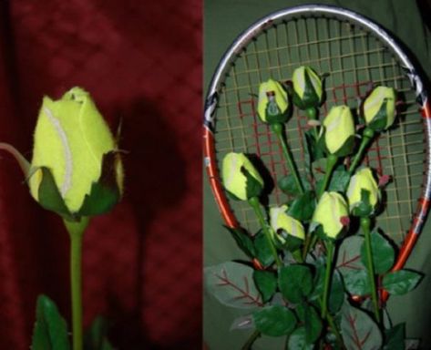 Top 10 Things You Can Make With Old Tennis Balls Tennis Gifts Diy, Tennis Ball Crafts, Diy Dryer Balls, Tennis Crafts, Tennis Birthday Party, Tennis Party Decorations, Tennis Birthday, Tennis Party, Senior Night Gifts