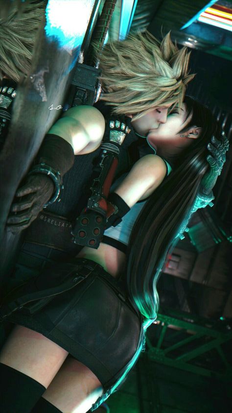 Cloud Ff7 Wallpapers, Marlene Ff7, Ff7 Remake Wallpaper, Leslie Ff7, Ff7 Original, Cloti Ff7, Tifa Ff7 Remake, Ff7 Remake, Best Friend Relationship