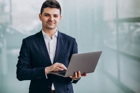 Young handsome business man with laptop ... | Premium Photo #Freepik #photo #business #people #technology #computer Information Technology Photoshoot, Man With Laptop, Profile Photoshoot, Foundation Training, Model Standing, Lifestyle Branding, San Paolo, Brand Photoshoot, Business Problems