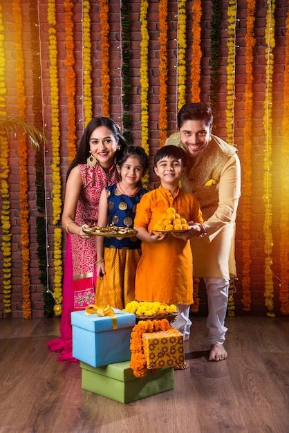 Diwali or rakshabandhan celebration - in... | Premium Photo #Freepik #photo #diwali-family #diwali-sweets #family-celebration #diwali-decoration Diwali Family Photoshoot Ideas, Diwali Family Photoshoot, Deepavali Photoshoot, Family Celebrating Diwali, Diwali Photoshoot Ideas, Diwali Family, Diwali Pic, Festive Photoshoot, Diwali Shoot