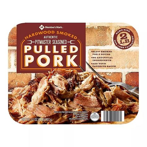 Member's Mark Pulled Pork (2 lbs.) - Sam's Club Sausage Skillet Recipe, Perfect Pulled Pork, Product Sampling, Low Sugar Smoothies, Best Freeze Dried Food, Protein Rich Snacks, Prepared Meals, Protein Packed Snacks, Smoked Pulled Pork