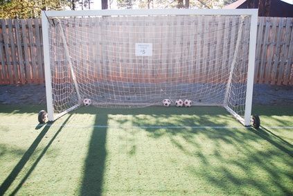 DIY Soccer Party - celebrate life simply Messi Gif, Soccer Goals, Kid Summer, Playground Ideas, Pvc Projects, Soccer Practice, Soccer Drills, Soccer Life, Soccer Tips