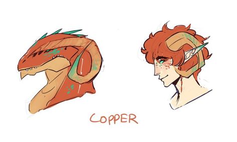 Metallic Dragon Dnd, Dnd Copper Dragonborn, Copper Dragon Dnd, Copper Dragonborn, Metallic Dragon, Half Dragon, Copper Dragon, Dnd Races, Dungeons And Dragons Characters