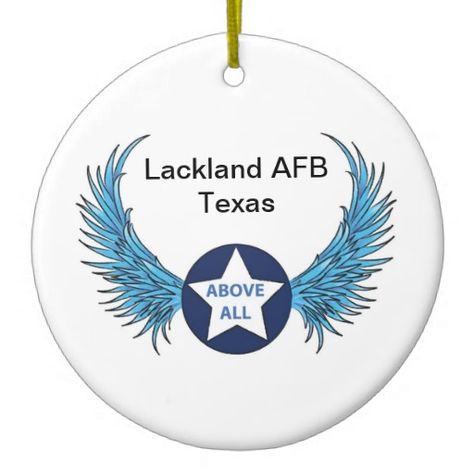 Lackland Air Force Base Christmas Ornament Air Force Christmas, Texas Christmas Ornaments, Lackland Air Force Base, Texas Ornaments, Lackland Afb, Mountain Christmas, Texas Christmas, Air Force Mom, Air Force Base