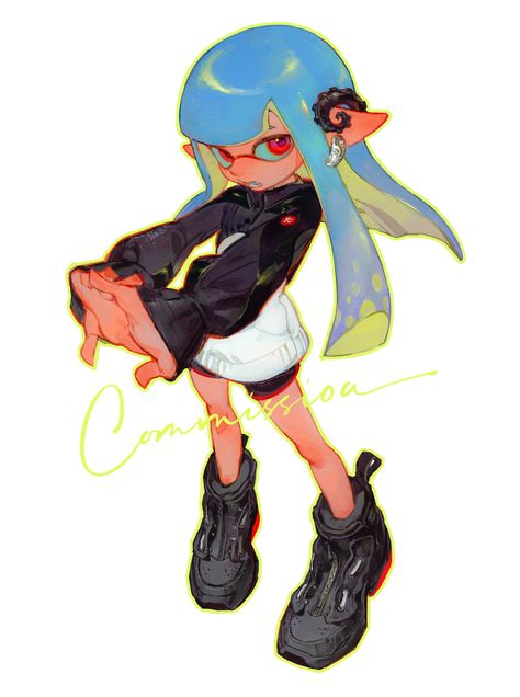 Página Inicial / Twitter Splatoon 2 Art, Nintendo Art, 영감을 주는 캐릭터, Character Design References, Splatoon, Art Reference Photos, Cartoon Art Styles, Art Reference Poses, Character Concept