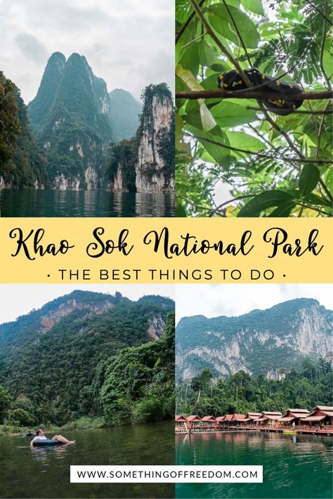 Koh Sok National Park, Khoa Sok National Park, Lake Night, Thai Beach, Travelling Thailand, River Tubing, Khao Sok National Park, Thailand Itinerary, Thailand Vacation