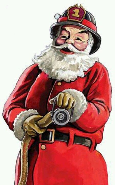 Tommy, Do you want a drink from the fire hose? Fire Department Christmas, Fire Bell, B Smith, Fire Department, Firefighter, Santa Claus, Poetry, Merry Christmas, Christmas Tree