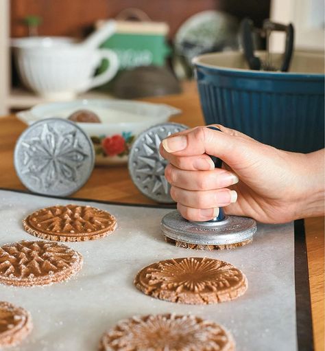 Nordic Ware Starry Night Cast Cookie Stamps How To Make Toffee, Holiday Sugar Cookies, Decorate Cookies, Elegant Plates, Lee Valley Tools, Lee Valley, Cookie Stamp, Cookie Frosting, Nordic Ware