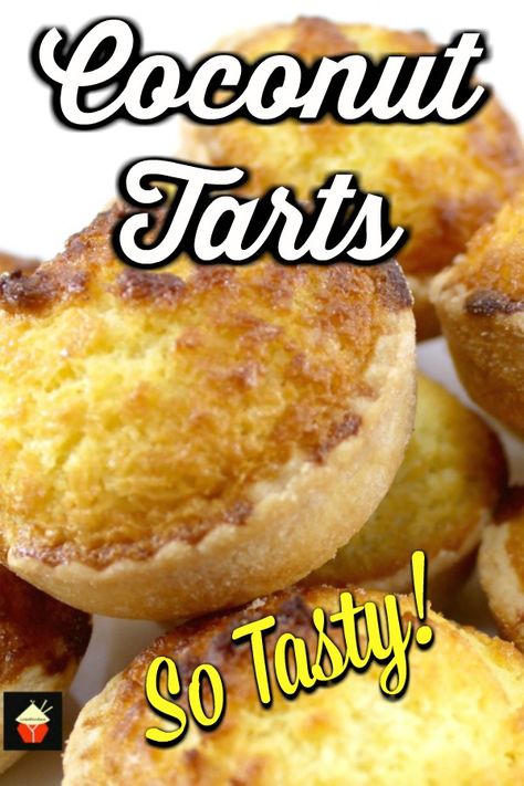 Tart Filling Recipes Easy, Coconut Butter Tarts, Coconut Cream Tart Recipe, Coconut Tarts Recipe, Coconut Tartlets, Tart Filling Recipes, Coconut Tarts Recipe Caribbean, Pineapple Coconut Tarts Recipe, Chocolate Coconut Tart