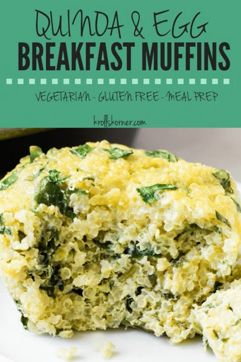 Protein Breakfast Easy, Egg Breakfast Muffins, Leftover Quinoa, Eggs Protein, Quinoa Egg, Quinoa Recipes Easy, On The Go Breakfast, Egg Muffins Breakfast, Breakfast Easy