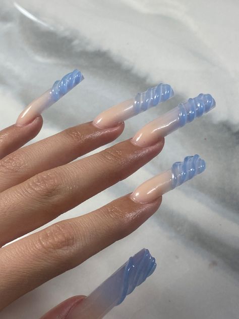 Poly Gel Marble Nails, 3d Polygel Nail Art, Pink Polygel Nail Ideas, Polly Gell Nails Ideas, Poly Gel Nails Design, Polygel Nails Design, Gell Nails, Future Nails, Nail Practice