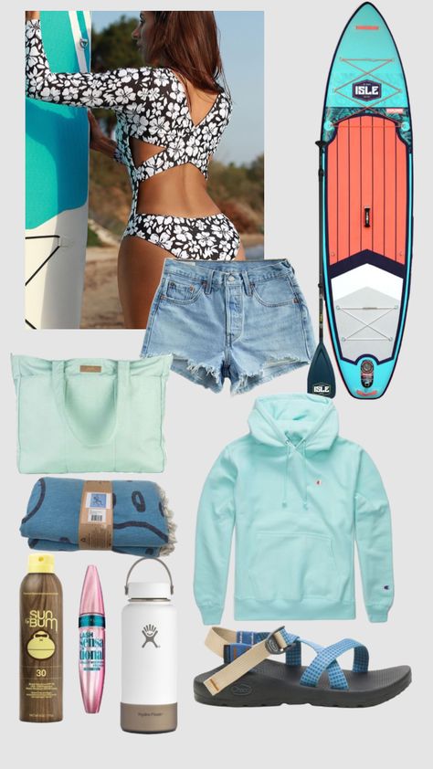 #summerday #thinkingofsummer #wishingforwarmerweather #cute #outfitinspo #beach #beachvibes #vibes #beauty #paddleboard #chacos #swimwear Paddleboarding Outfit, Paddle Boarding Outfit, Paddle Surfing, Summer Feeling, Travel Life, Paddle Boarding, Summer Days, Summer Aesthetic, Van Life