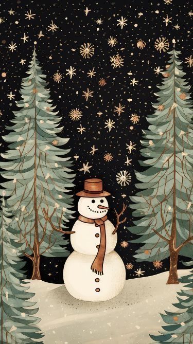 Snowman Wallpaper, Cute Fall Wallpaper, Christmas Phone Wallpaper, Cute Christmas Wallpaper, Cellphone Wallpaper Backgrounds, Holiday Wallpaper, Wallpaper Iphone Christmas, Winter Wallpaper, Christmas Scenes