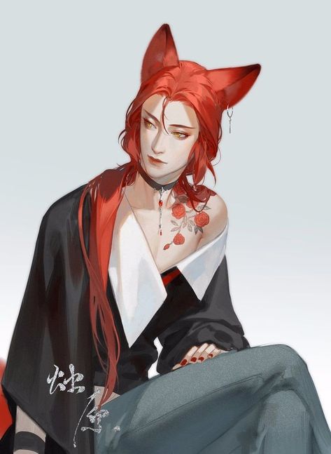 Fox Character, 19 Days Characters, Fox Boy, Arte Inspo, Character Design Male, Fanarts Anime, Boy Art, Dnd Characters