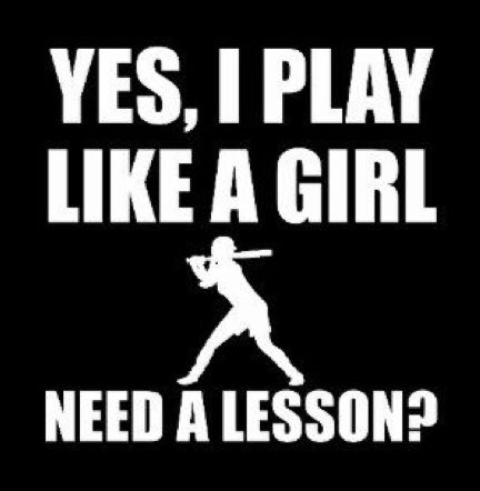 Sport Quotes, Like A Girl, Softball, A Girl, Created By, Quotes