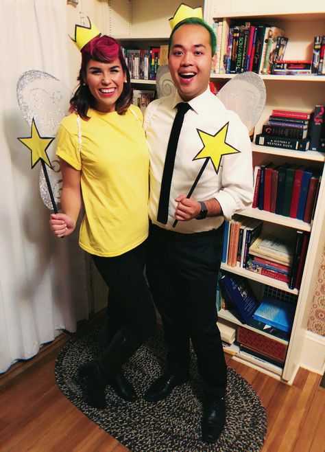 Nickelodeon Halloween Costumes, Nickelodeon Costumes, Cosmo And Wanda, Celebrity Halloween Costumes, Diy Halloween Costume, Family Costumes, Trunk Or Treat, Character Costumes, Diy Costumes