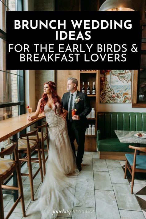 Brunch Wedding Ideas for the Early Birds & Breakfast Lovers | Junebug Weddings Wedding Brunch Table Setting, Sunday Brunch Wedding Receptions, Summer Brunch Wedding, Intimate Brunch Wedding, Outdoor Brunch Wedding, Brunch Wedding Reception Decorations, Winter Brunch Wedding, Brunch Reception Wedding, Breakfast Wedding Ideas