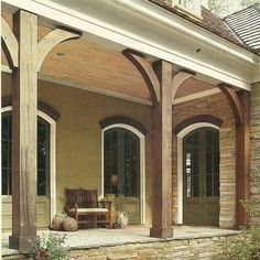 Front porch post size advice please? Front Porch Pillars, Front Porch Remodel, Front Porch Posts, Porch Pillars, Front Porch Columns, Lakehouse Ideas, Pergola Diy, Porch Remodel, Building A Porch