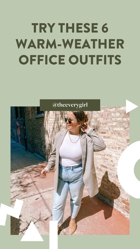 Stay looking cool this season with these summer office outfit ideas! Hot Weather Work Outfit Summer, Hot Summer Outfits Work, Office Outfit Hot Weather, Business Casual Outfits Hot Weather, Work Outfits For Hot Weather, Hot Summer Office Outfit, Business Casual Hot Weather, Hot Weather Business Casual, Hot Weather Outfits Work