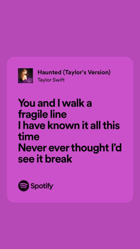 Haunted Lyrics Taylor Swift, Haunted Lyrics, Haunted Taylor Swift, Taylor Swift Haunted, H.e.r Lyrics, Taylor Swift Song Lyrics, Music Girl, Swift Lyrics, Know It All