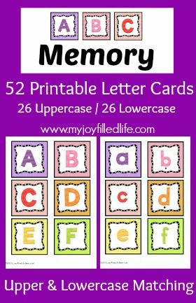 FREE Printable Letter Recognition Memory Game; plus links to 4 more FREE letter games. Abc Memory Game Free Printable, Abc Matching Game, Alphabet Memory Game Free Printable, Alphabet Memory Game, Printables Organizational, Abc Bingo, Letter Hunt, Letter Recognition Games, Letter Recognition Activities