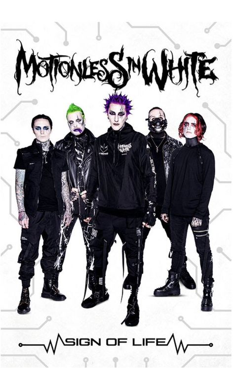 Motionless In White Band, Miw Band, 00s Nostalgia, Chris Motionless, Signs Of Life, Band Rock, Motionless In White, The End Of The World, Gothic Rock