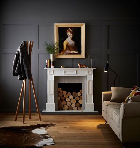 How To Get Bridgerton Inspired Wall-Panelling At Home | Richard Burbidge Grey Panelling, Earthy Interior, Period Interiors, Panelling Ideas, Regal Decor, Bridgerton Aesthetic, Parquet Floors, Bridgerton Inspired, Room View