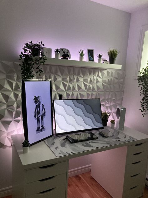 Xbox Gaming Setup, Chill Room Ideas, Pc Gadgets, Gaming Desk Setup, Productive Work, Gaming Room Decor, Chill Room, Room Redesign, Home Office Ideas