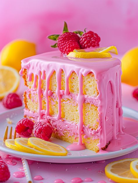 Frozen Pink Lemonade, Lemon Birthday Cake, Lemon Birthday Cakes, Pink Lemonade Cake, Lemonade Cake, Lemonade Concentrate, Pink Frosting, Summer Gathering, Dessert Lover