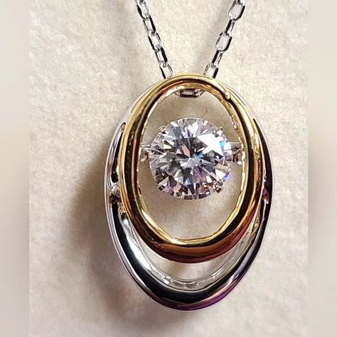 JTV | Jewelry | Moissanite Fire Platineve 4k Yellow Gold Over Platineve 18 Pendant 10ctw Dew | Poshmark Repurposed Wedding Rings Into Necklace, Repurpose Wedding Rings, Gents Pendant, Wedding Ring Redesign, Wedding Ring Necklace, Unique Diamond Pendant, Heirloom Engagement Rings, Jewelry Redesign, Memorable Jewelry