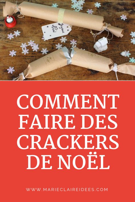 Comment faire des crackers de Noël DIY Crackers Noel, Diy Crackers, Diy Christmas Crackers, English Christmas, Noel Diy, Christmas Crackers, How To Make Diy, Diy Hacks, Crackers