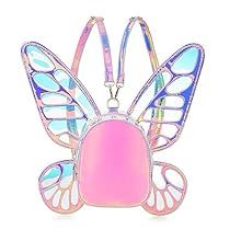 Butterfly Angel Wings, Character Props, Rave Hats, Butterfly Angel, Butterfly Backpack, Holographic Iridescent, Handmade Stuffed Toys, Mini Mochila, Backpack Free