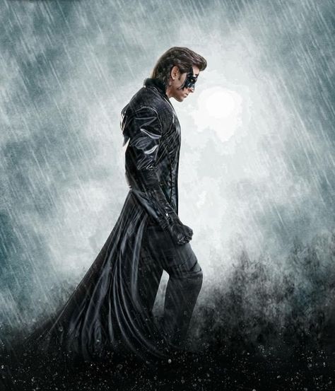 Krrish 3 Wallpaper, Krrish Movie, Hrx Hrithik Roshan, Hritik Raushan, Super Singh, Superhero Concept Art, Krrish 3, True Gif, Superhero Concept