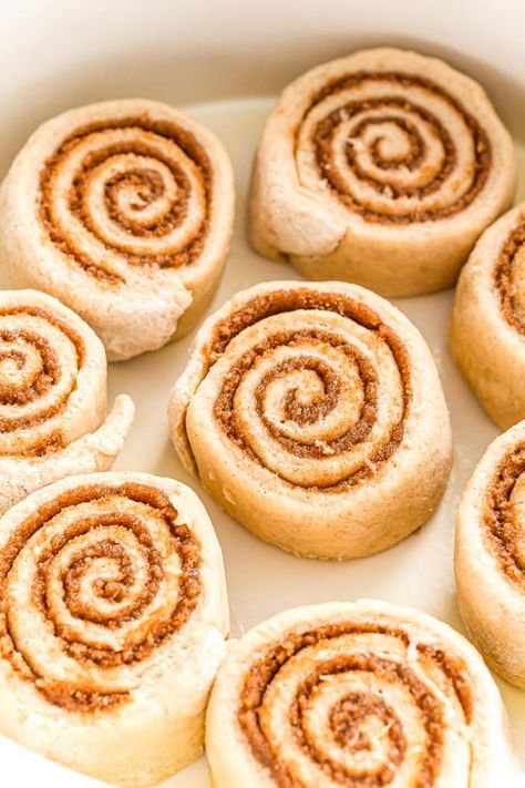 This Easy Cinnamon Rolls recipe is made without yeast and rising and is ready in less than 1 hour! If you want swirls of delicious sugar and cinnamon goodness wrapped in a soft dough without the hassle of proofing, this recipe is for you! Homemade Cimmon Rolls Easy, Homemade Cimmon Rolls, Cimmon Rolls Recipe Easy, Easy Cinnamon Rolls Recipe No Yeast, Yeast Free Rolls, Cimmon Rolls Recipe, Cimmon Rolls, Cinnamon Rolls Recipe No Yeast, Pecan Pinwheels Recipe