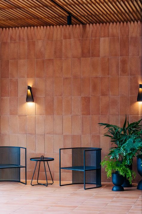 How to Use Terracotta in Your Home - Video Feature - The Local Project - The Local Project Terracotta Patio, Exterior Tiles, Pacific Homes, Grass Wallpaper, Terracotta Wall, Off White Paints, Study Furniture, The Local Project, Australian Architecture