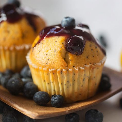 Kodiak Cakes Recipes - Poppy Seed Muffins Kodiak Cake Recipes, College Breakfast, Lemon Poppy Muffins, Poppy Seed Muffin, Kodiak Recipes, Poppy Seed Muffin Recipe, Kodiak Cakes Recipe, Blueberry Preserves, Poppyseed Muffins