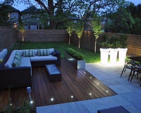 Top 60 Best Backyard Deck Ideas - Wood And Composite Decking Designs Terrasse Design, Backyard Seating Area, Backyard Seating, Small Backyard Gardens, Backyard Lighting, Have Inspiration, Gardens Design, Patio Interior, Decks Backyard