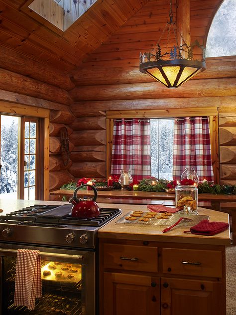 Cabin style kitchen