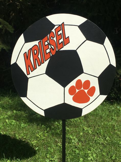 Soccer Yard Signs, Soccer Signs, Free State, Soccer Fans, Yard Sign, Yard Signs, Soccer Ball, Yard Art, Soccer