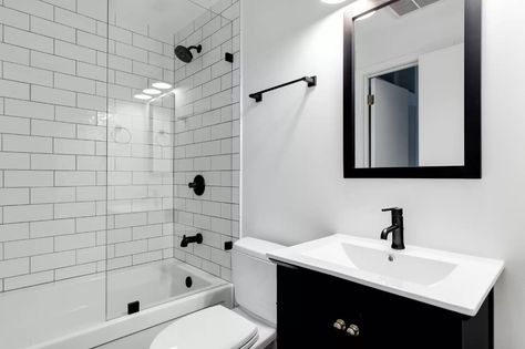 How to Find an Apartment: Best Apartment Hunting Tips - Thrillist 8x10 Bathroom Layout, 8x10 Bathroom, Small Bathroom With Tub, Bath Fitter, Bathroom Design Small Modern, Add A Bathroom, Bathroom With Tub, Bathroom Addition, Modern Small Bathrooms