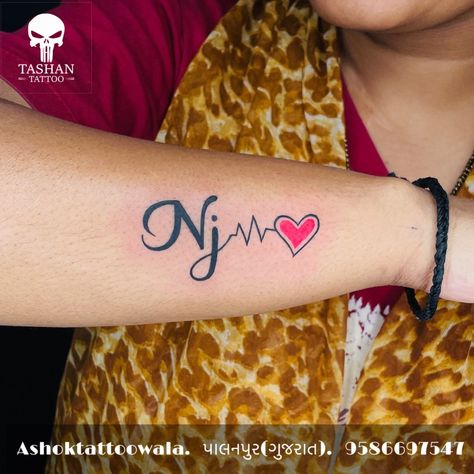 TashanTattoo
AshokTattooWala
S.20. Tirupati plaza
Opp. New bus stand
Near gd modi collage
Palanpur (gujrat)
9586697547
9687533310 Nj Tattoo Letter, Nj Tattoo, N Tattoo, Krishna Tattoo, Lettering Tattoos, Tattoos Infinity, Letter Tattoo, Stylish Tattoo, Shiva Tattoo