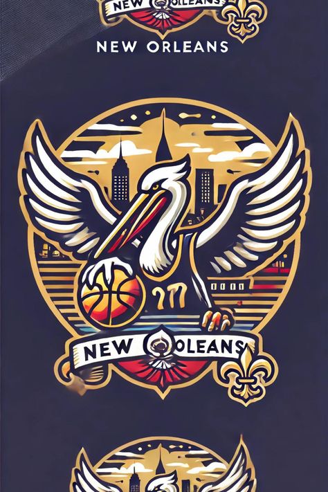 The colors of the New Orleans Pelicans are Pelicans navy, Pelicans red, and Pelicans gold. These colors are used in various applications, from merchandise to digital media. Based in New Orleans, Louisiana, the Pelicans have their biggest rivalry with the Oklahoma City Thunder. New Orleans Pelicans Logo, Pelicans Logo, Basketball Logo Design, Basketball Fashion, Mlb Wallpaper, Basketball Logo, Color Codes, New Orleans Pelicans, Oklahoma City Thunder