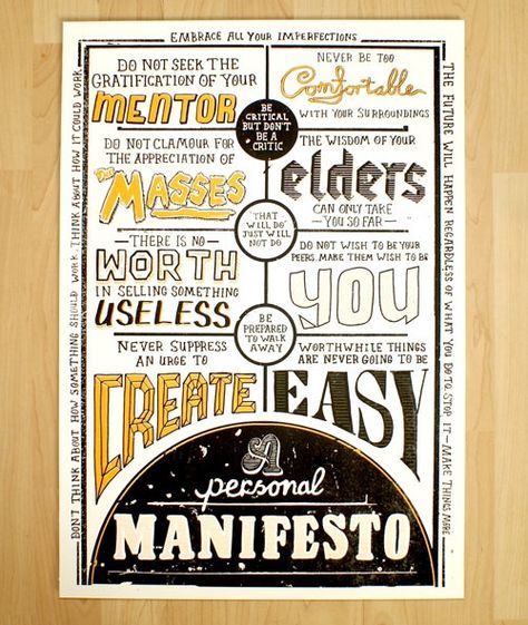 personal manifesto Personal Manifesto, Manifesto Poster, Manifesto Design, Brand Manifesto, Mickey Mouse Coloring Pages, Signature Ideas, Book Layout, Layout Inspiration, Best Templates