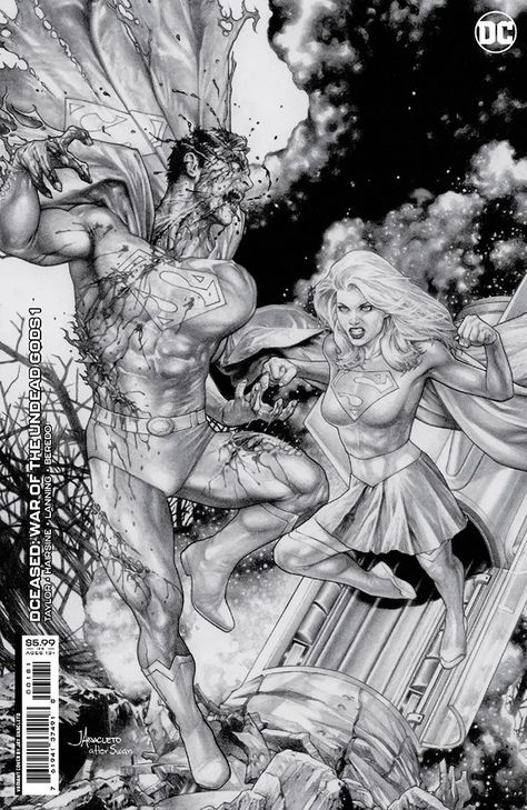 Jay Anacleto, Superman And Wonder Woman, Tom Taylor, Scary Stories To Tell, Cassandra Cain, New Gods, White Cover, Pen Design, Black Backdrops