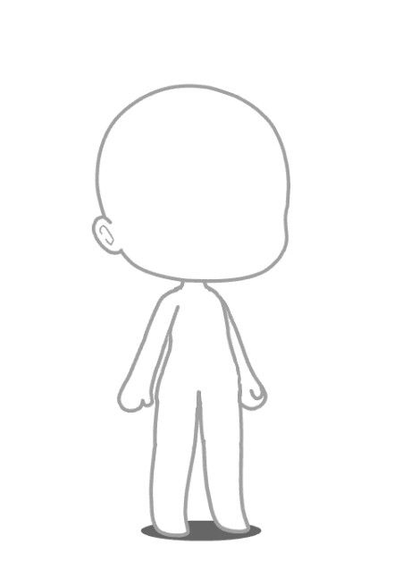 Standing gacha life pose. Gacha Outline Drawing, Gacha Standing Pose, Gatcha Character Base, Chibi Poses Standing, Gacha Body Base Male, Gacha Mannequin, Gacha Outline, Chibi Standing Pose, Gachalife Poses Base