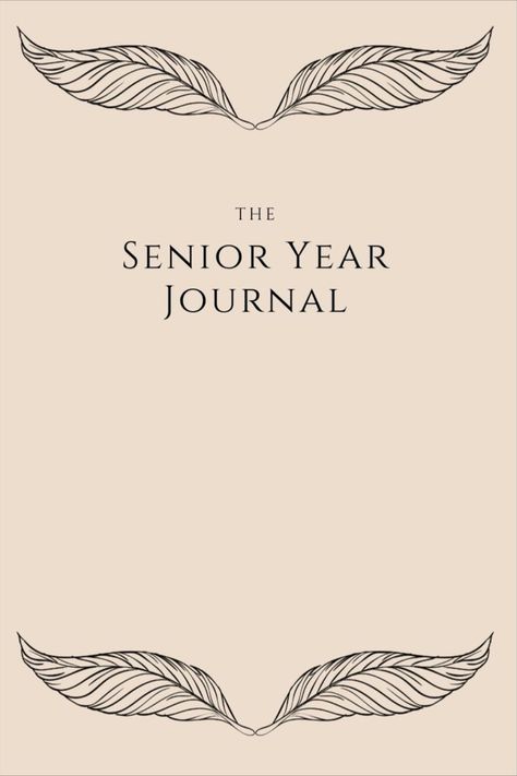 Senior Notebook Ideas, Senior Year Book Page Ideas, Senior Journal Ideas, Senior Book Ideas, Senior Year Journal, Senior Notebook, Senior Journal, Senior Year Book, Senior Book