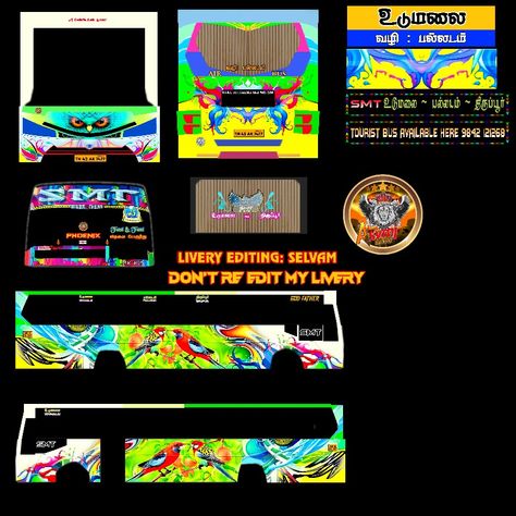 Smt Bus Livery, Tamil Nadu Bus Skin, Private Bus Livery, Bus Livery, St Bus, Bus Simulator Indonesia Skin Kerala Hd, Bus Cartoon, Bus Skin, Star Bus