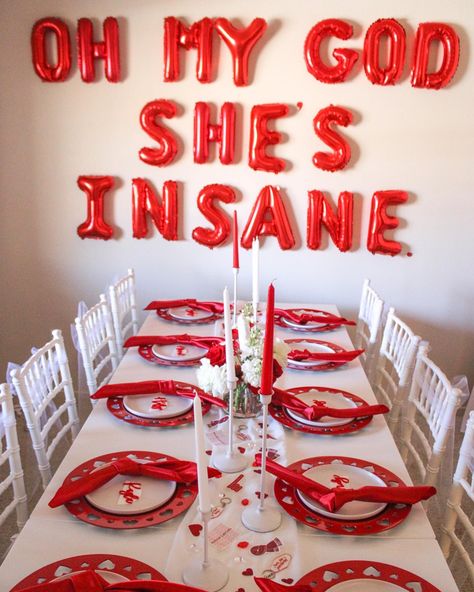 Taylor Swift Red Decorations, Taylor Swift's Birthday Party, Taylor Swift Red Party Decorations, Taylor Swift 22 Bday Party, Taylor Swift Themed Dinner, Taylor Swift Inspired Party Decor, Taylor Swift Halloween Party, Sweet 16 Party Ideas Taylor Swift, Taylor Swift Night Party